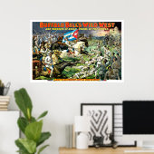 Buffalo Bill's Wilde West/Congress of Rough Riders Poster (Thuiskantoor)