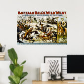 Buffalo Bill's Wilde West - een Congres van Indiër Poster (Thuiskantoor)