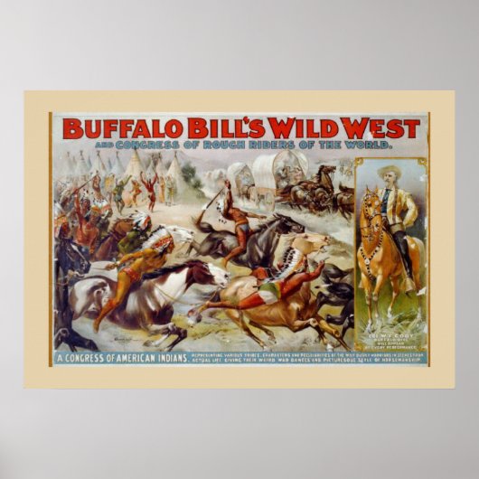 Buffalo Bill's Wilde West-Indiaas Poster (Voorkant)
