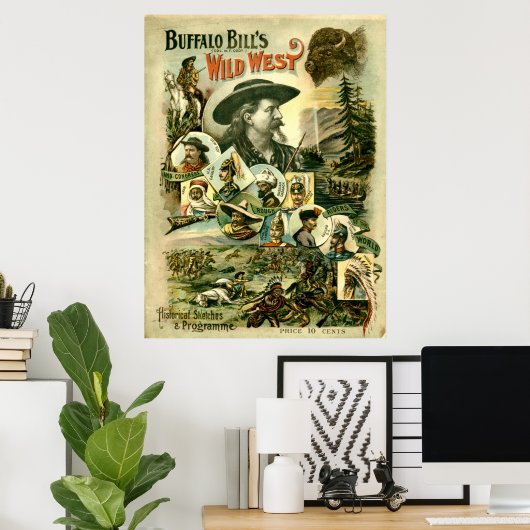 Buffalo Bill's Wilde West Poster (Thuiskantoor)