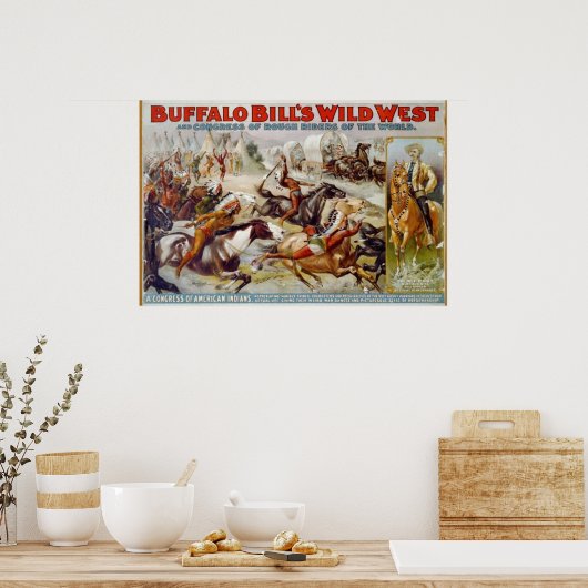 Buffalo Bill's Wilde West Poster (Keuken)