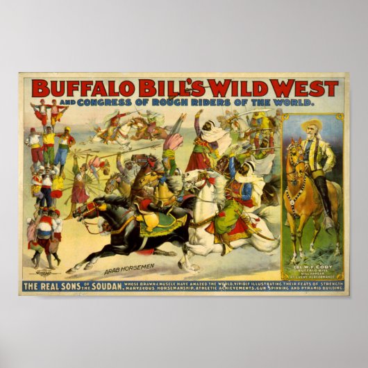 Buffalo Bill's Wilde West Poster (Voorkant)