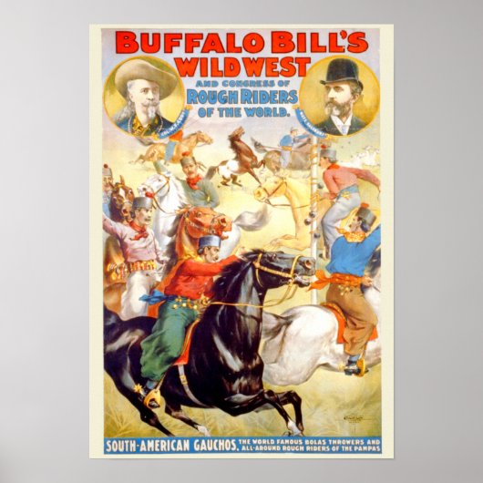 Buffalo Bill's Wilde West Poster (Voorkant)