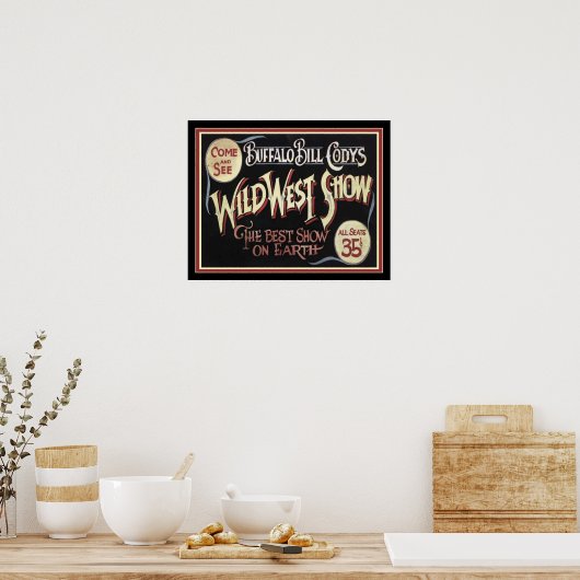 Buffalo Bill's Wilde West Poster 16 x 20 (Keuken)