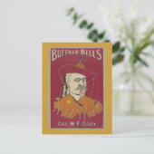 Buffalo Bill's Wilde West Poster 1890 Briefkaart (Staand voorkant)