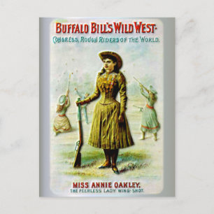 Buffalo Bill's Wilde West Poster Annie Oakley Briefkaart