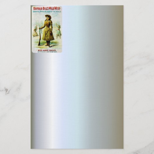 Buffalo Bill's Wilde West Poster Annie Oakley Briefpapier (Voorkant)