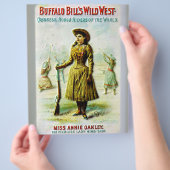 Buffalo Bill's Wilde West Poster Annie Oakley Flyer (Hand)