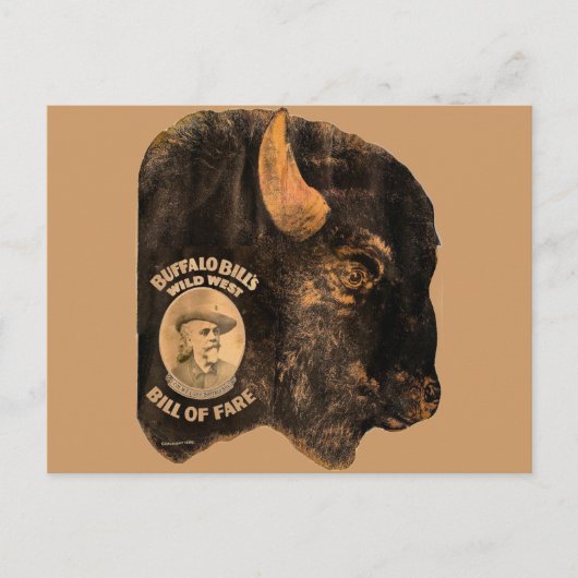 Buffalo Bill's Wilde West Show  1898 Briefkaart (Voorkant)