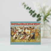 Buffalo Bill's Wilde West Show Briefkaart (Staand voorkant)