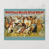Buffalo Bill's Wilde West Show Briefkaart (Voorkant)