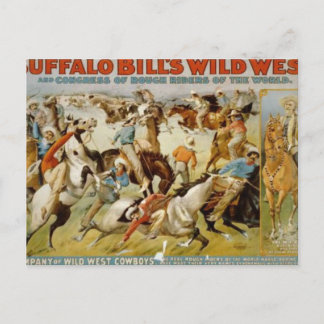 Buffalo Bill's Wilde West Show Briefkaart