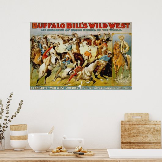 Buffalo Bill's Wilde West Show Poster (Keuken)