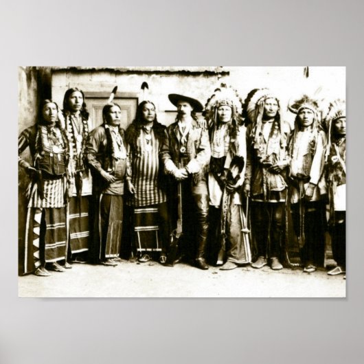 Buffalo Bill's Wilde West Show Poster (Voorkant)