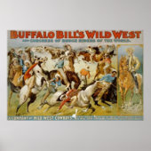 Buffalo Bill's Wilde West Show Poster (Voorkant)