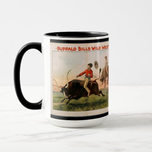 Buffalo Bills Wilde Westen 1889 Mok (Links)