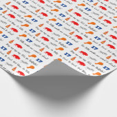 Buffalo Bills Wrapping Paper Cadeaupapier (Hoek)