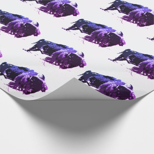 Buffalo Bison Cadeaupapier (Hoek)