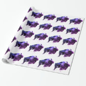Buffalo Bison Cadeaupapier (Uitgerold)