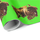 Buffalo Bison Cadeaupapier (Rol Hoek)