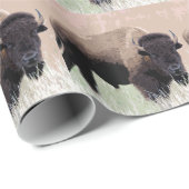 Buffalo Bison Cadeaupapier (Rol Hoek)