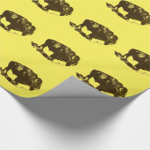 Buffalo Bison Cadeaupapier (Hoek)