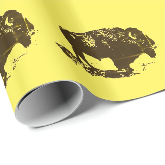 Buffalo Bison Cadeaupapier (Rol Hoek)