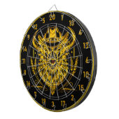 Buffalo Bison Dartboard met Cowboy Pet Dartbord (Voorkant Rechts)