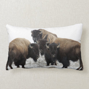 Buffalo Bison Decoratief Sierkussen Kussen