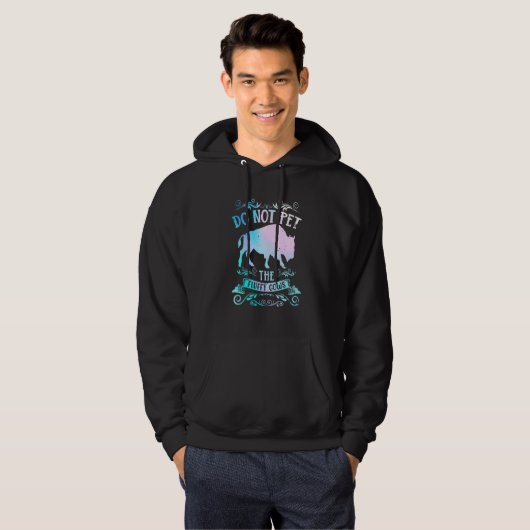 Buffalo  Bison Do Not Pet The Fluffy Cows Hoodie (Voorkant volledig)