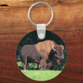 Buffalo (Bison) Kansas, Oklahoma, Wyoming Sleutelhanger (Voorkant)