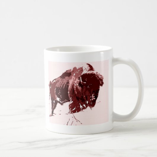 Buffalo - Bison Koffiemok (Rechts)
