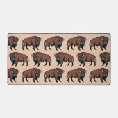 Buffalo Bison Pattern Bureaumat (Voorkant)