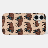 Buffalo Bison Pattern Case-Mate iPhone Case (Achterkant (horizontaal))