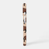 Buffalo Bison Pattern iPhone 16 Hoesje (Linkerkant)