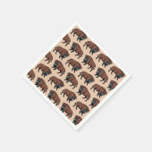 Buffalo Bison Pattern Servet (Hoek)