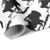 Buffalo Bison Pop Art uitvoeren Cadeaupapier (Rol Hoek)
