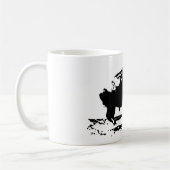 Buffalo Bison Pop Art uitvoeren Koffiemok (Links)