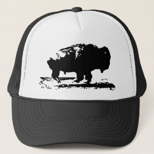 Buffalo Bison Pop Art uitvoeren Trucker Pet