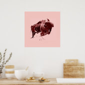 Buffalo - Bison Poster (Keuken)