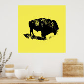 Buffalo Bison Poster (Keuken)