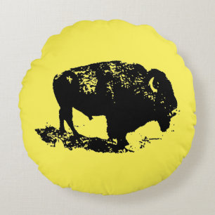Buffalo Bison Rond Kussen