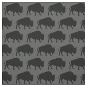 Buffalo Bison Silhouettes Grijs Stof (Swatch)