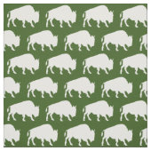 Buffalo Bison Silhouettes Stof (Swatch)