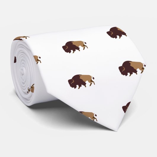 Buffalo Bison Stropdas (Opgerold)