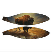 Buffalo Bison Sunset Silhouet Basketbal (Panelen)