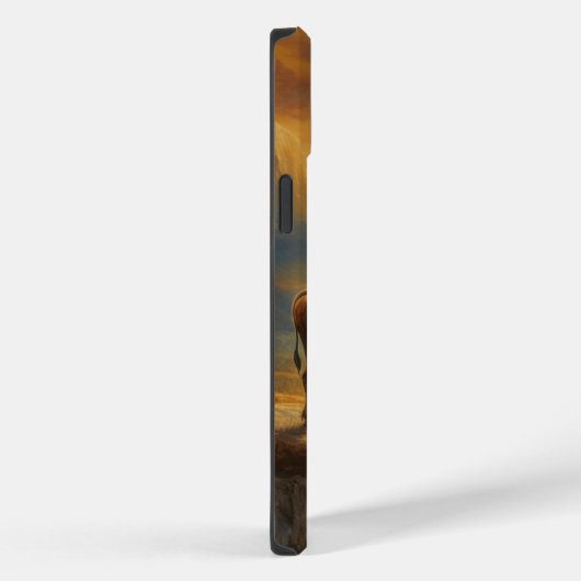 Buffalo Bison Sunset Silhouet Case-Mate iPhone Case (Achterkant / Rechts)