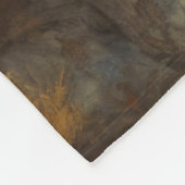 Buffalo Bison Sunset Silhouet Fleece Deken (Hoek)