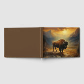 Buffalo Bison Sunset Silhouet Gastenboek (Volledig)