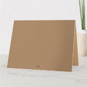 Buffalo Bison Sunset Silhouet Kaart (Achterkant)